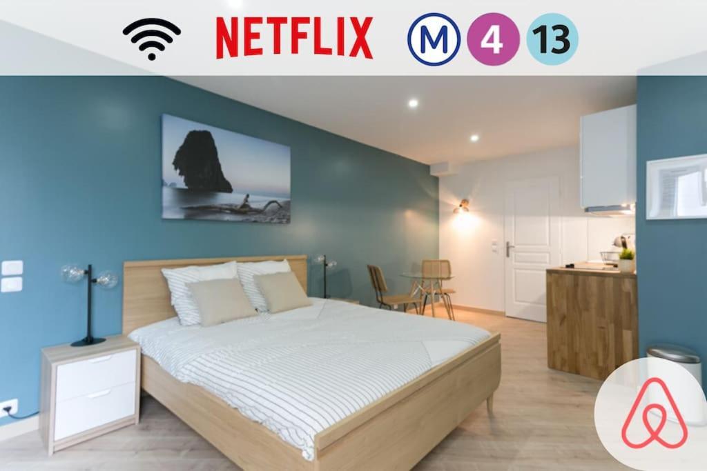 Rose, Appartement Confortable Proche Metro Montrouge Dış mekan fotoğraf